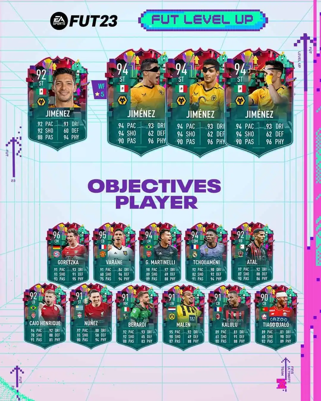 FIFA 23 Obiettivi Raul Jimenez FUT Level Up: Disponibile Una Nuova Carta Speciale.