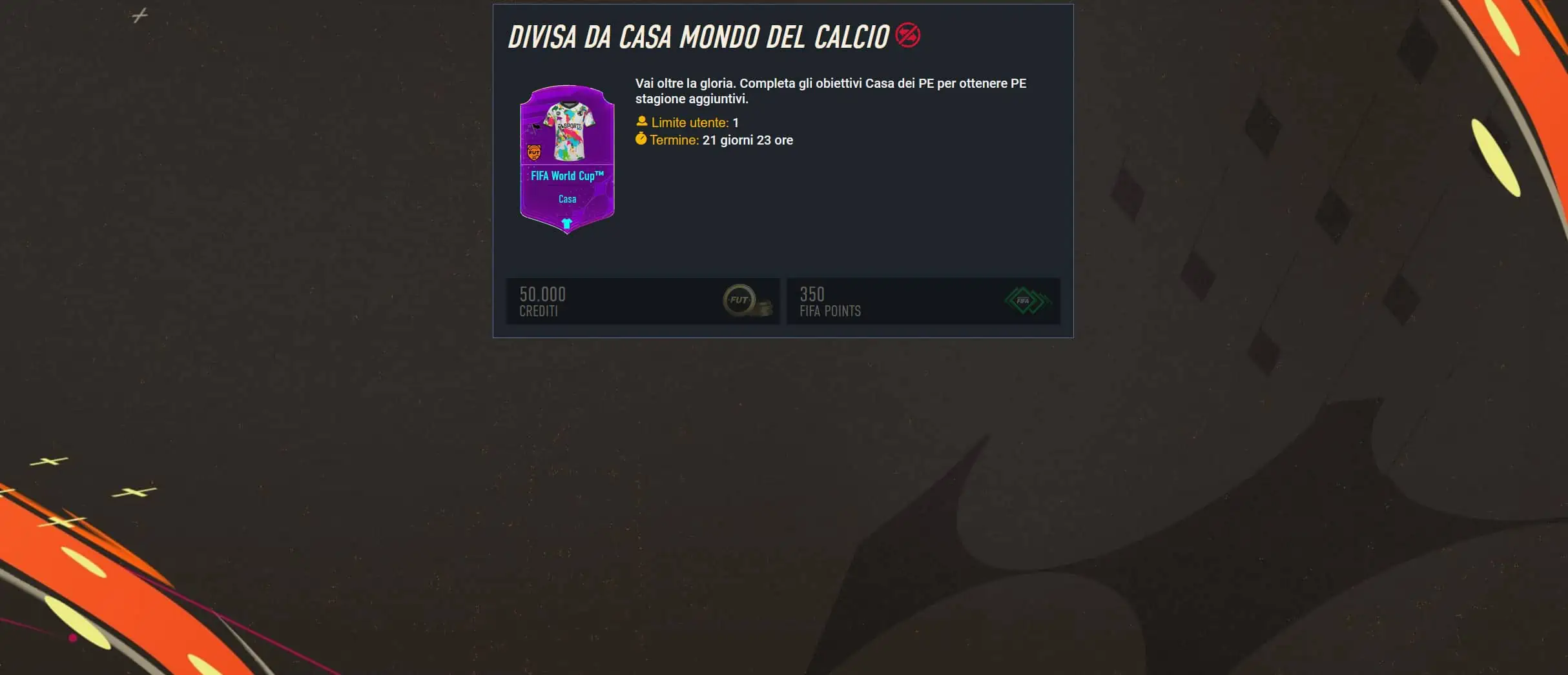 FIFA 23 Obiettivi Casa Dei PE: Come riscattare La Divisa Da Casa Mondo Del Calcio.