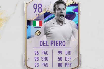 cover sbc del piero star fifa 23