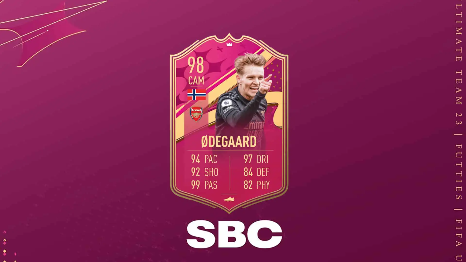cover sbc odegaard futties fifa 23