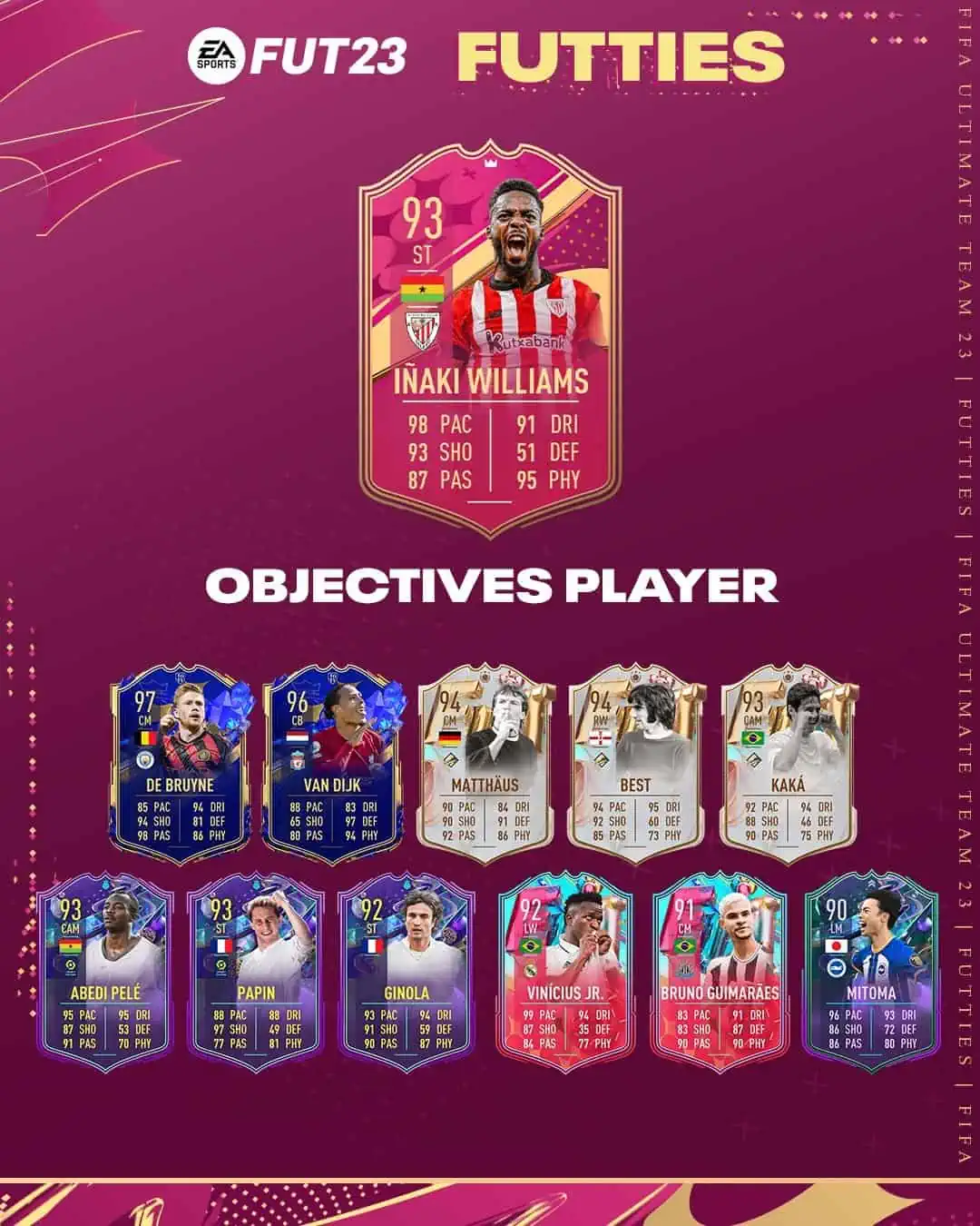FIFA 23 Obiettivi Inaki Williams FUTTIES: Disponibile Una Nuova Carta Speciale.