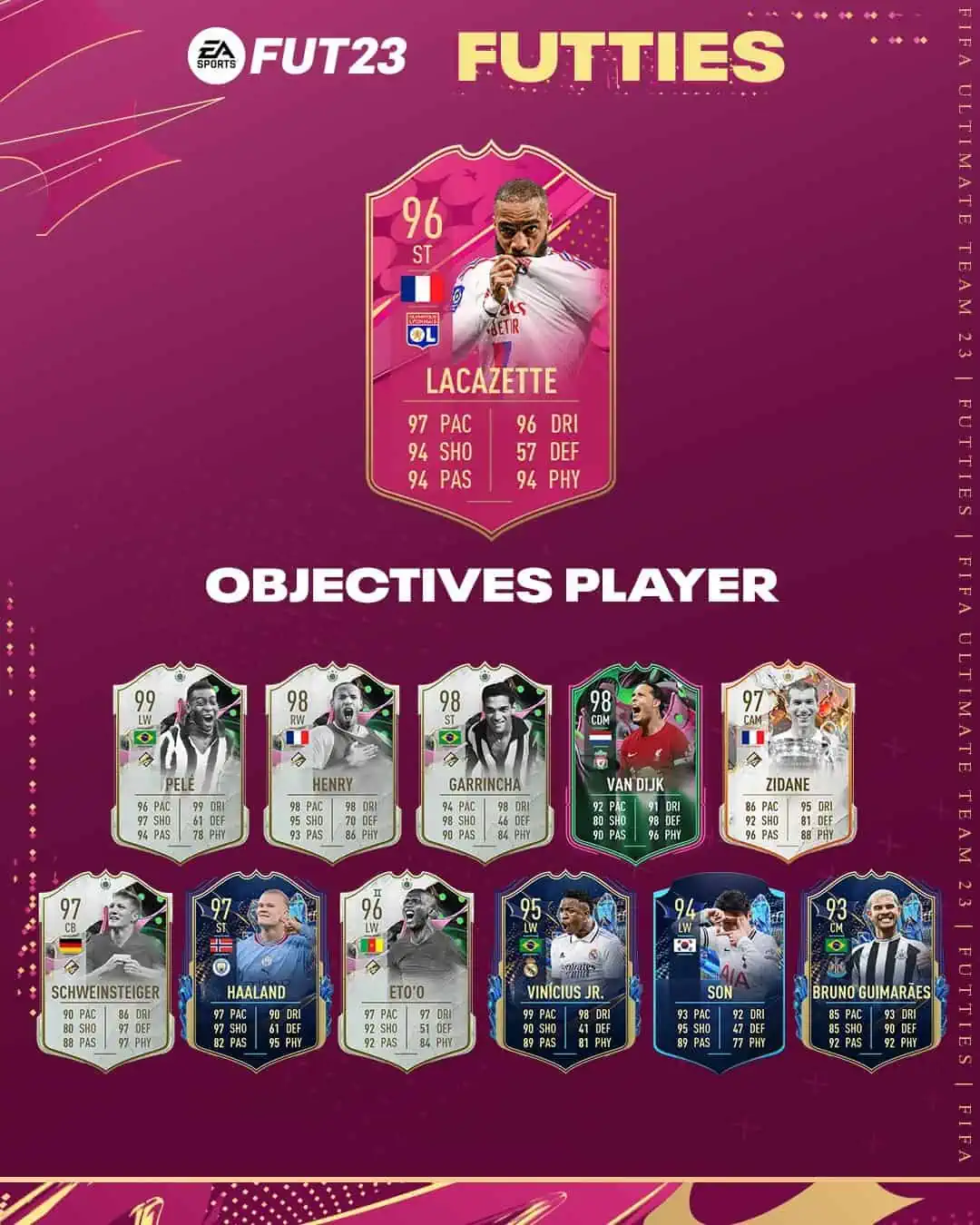 FIFA 23 Obiettivi Coppa Futties: Lacazette, Bruma, Isco E Salisu.