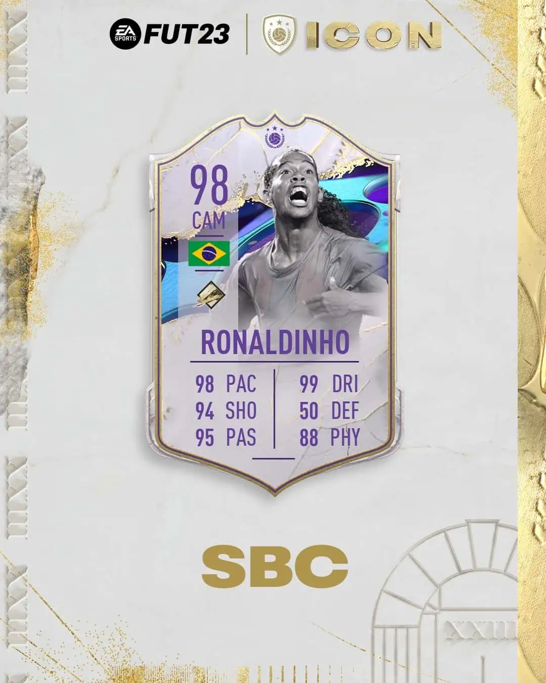 FIFA 23 SBC Ronaldinho Cover Star Icon: Disponibile una nuova Sfida Creazione Rosa.