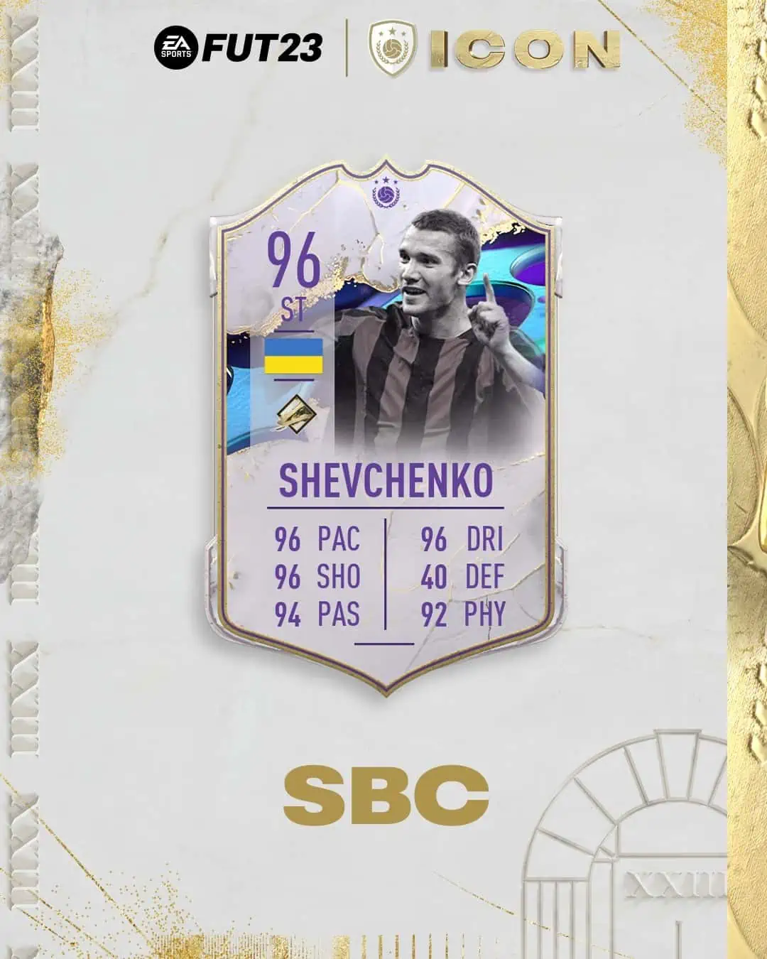 FIFA 23 SBC Andriy Shevchenko Cover Star Icon: Disponibile una nuova Sfida Creazione Rosa.