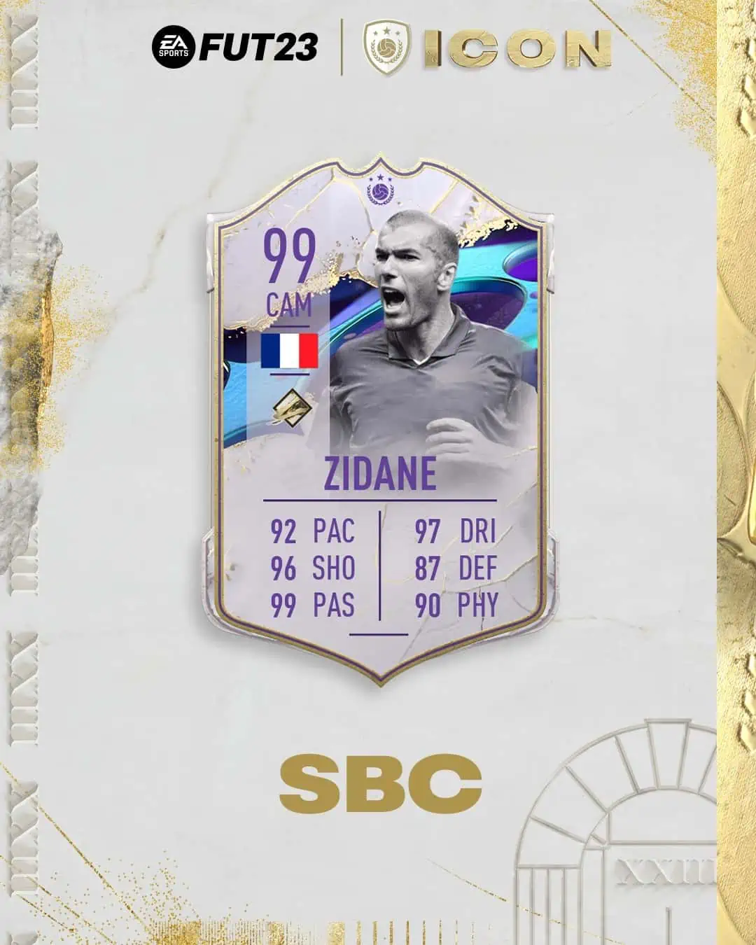 FIFA 23 SBC Zinedine Zidane Cover Star Icon: Disponibile una nuova Sfida Creazione Rosa.
