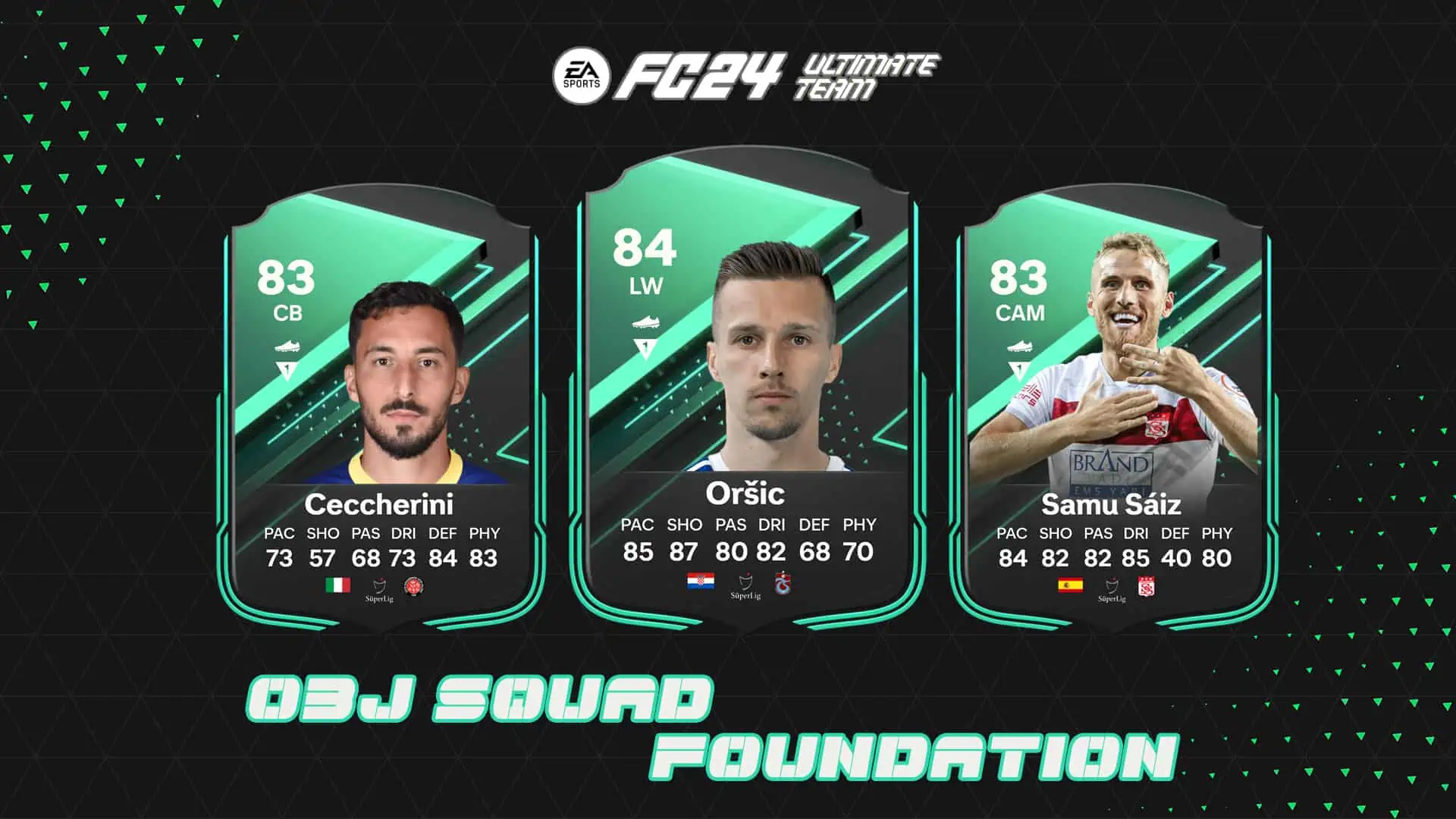 EA Sports FC 24 Obiettivi Basi squadra Trendyol Super Lig: Orsic, Samu Saiz E Ceccherini.