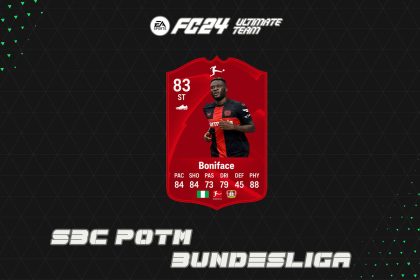 cover sbc potm boniface bundesliga august fc 24