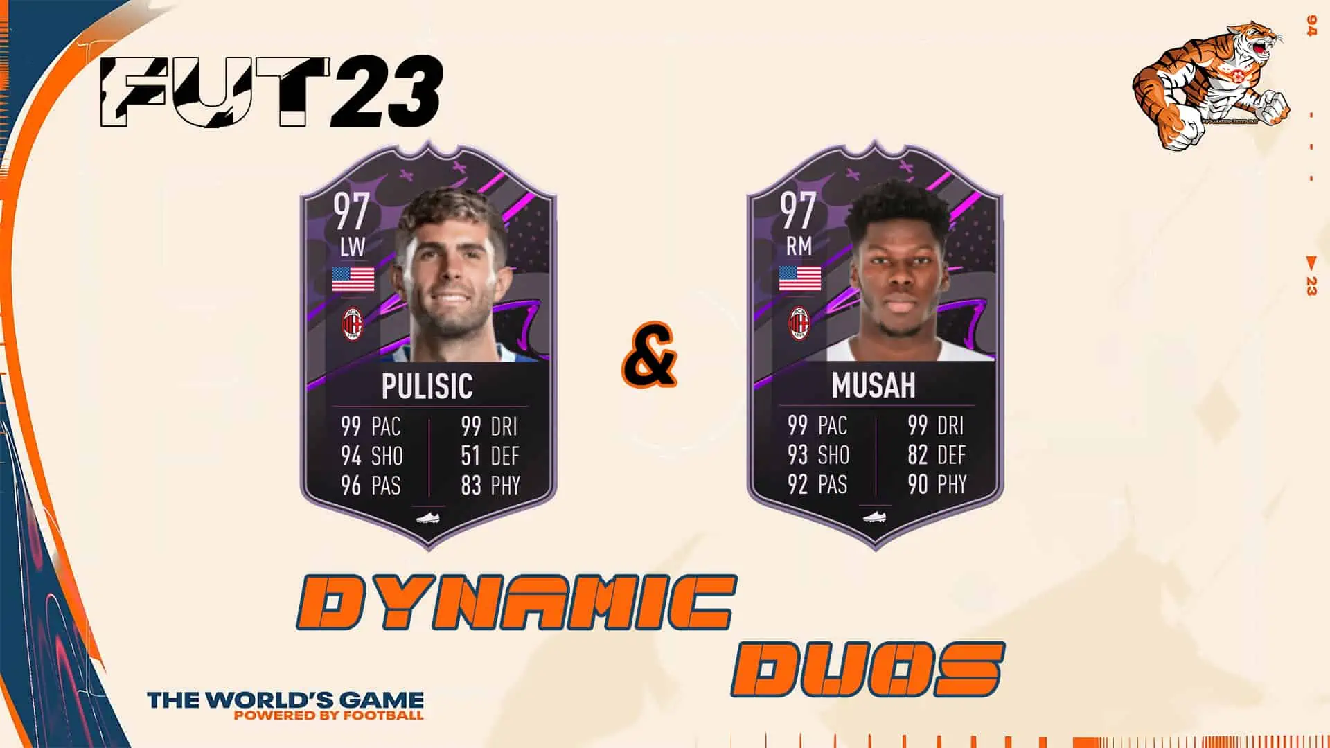 FIFA 23 SBC Pulisic E Musah Coppia D'Assi: ADisponibili Due Nuove Carte Dynamic Duos.