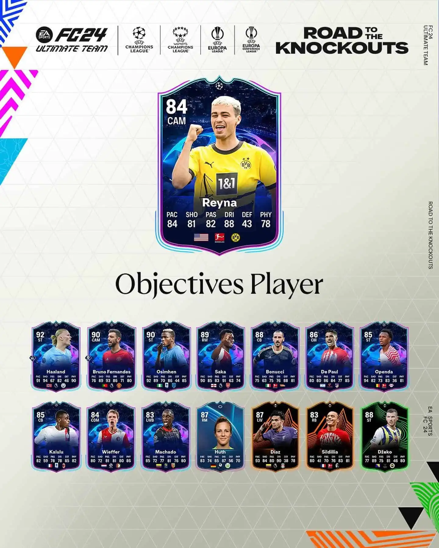 EA Sports FC 24 Obiettivi Giovanni Reyna RTTK Soluzioni Per Sbloccare La Carta Speciale.