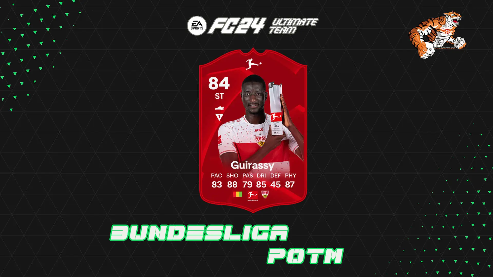 EA Sports FC 24 SBC Serhou Guirassy POTM Settembre: Giocatore Del Mese Bundesliga.