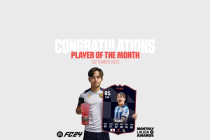 cover sbc kubo potm laliga september fc 24