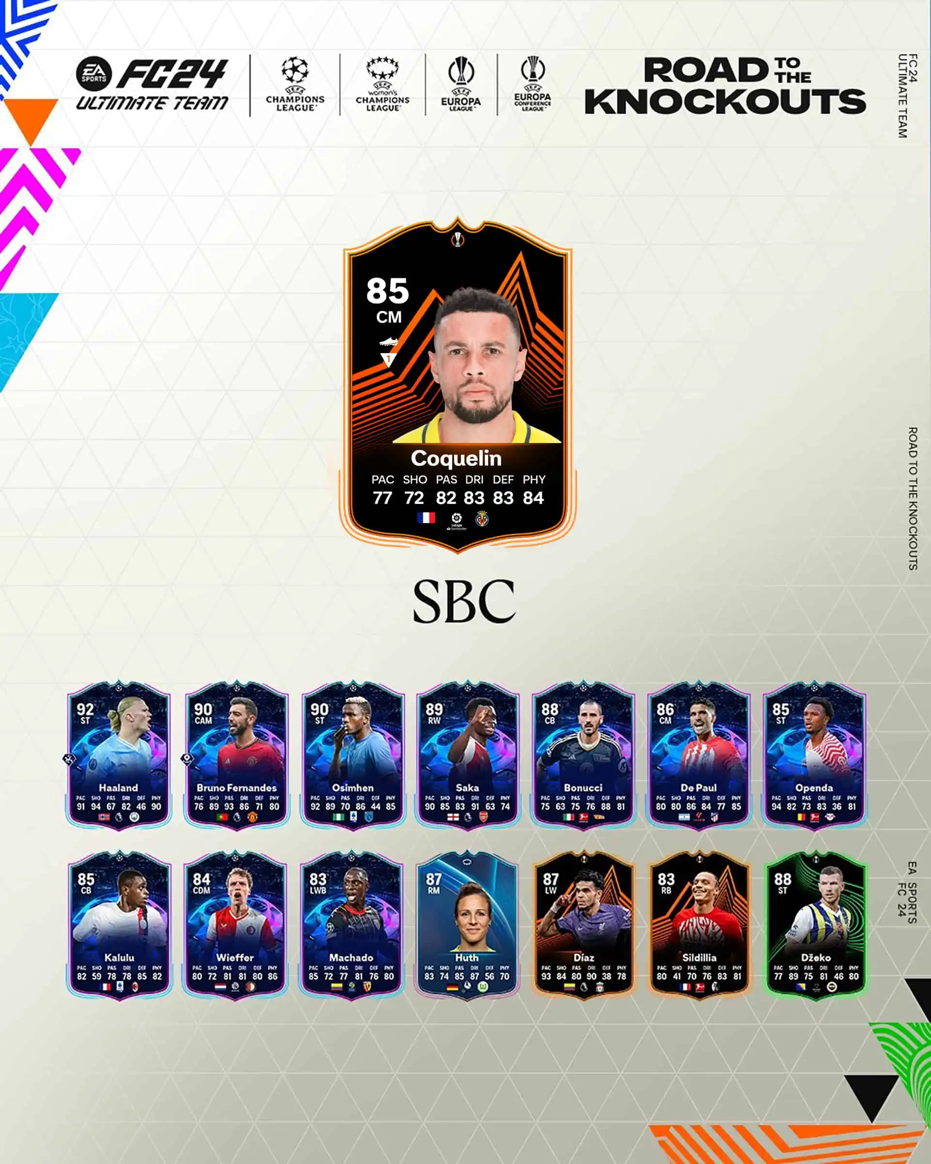 EA Sports FC 24 SBC Francis Coquelin RTTK UEL Soluzioni Per Sbloccare La Carta Speciale.