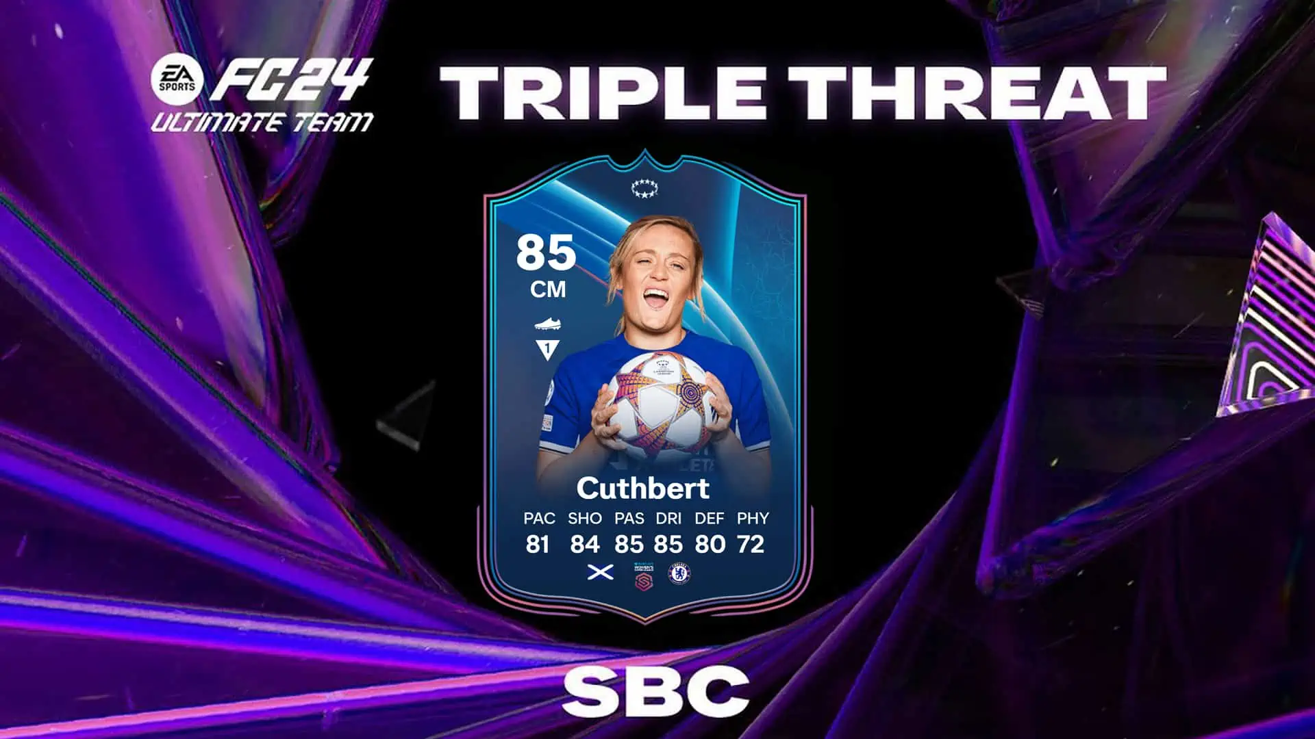 EA Sports FC 24 SBC Erin Cuthbert RTTK UWCL Soluzioni Per Sbloccare La Carta Speciale.
