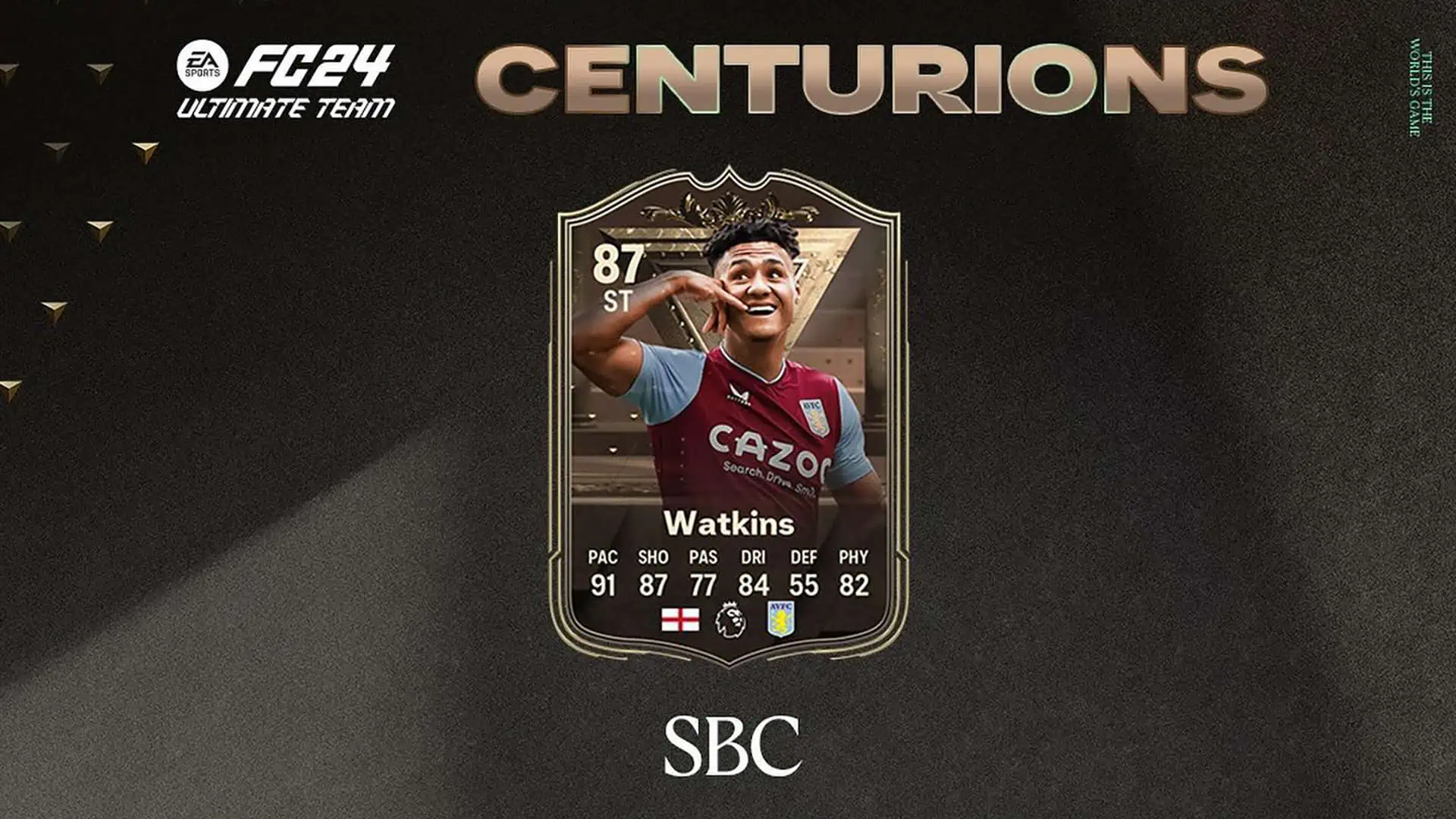 cover sbc watkins centurions fc 24