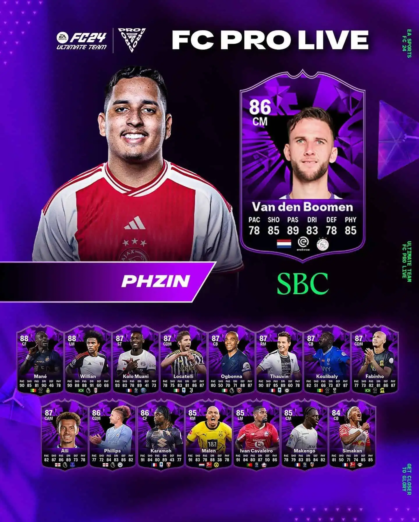 EA Sports FC 24 SBC Van Den Boomen Pro Live Soluzioni Per Sbloccare La Carta Speciale.