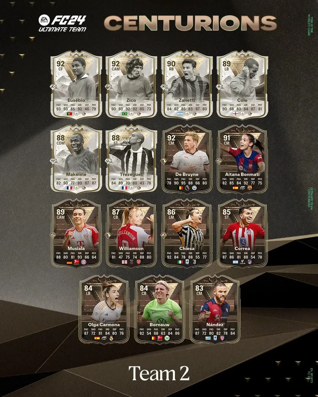 EA Sports FC 24 Team 2 Centurions Carte Della Seconda Squadra Disponibili Dal 3 Novembre.