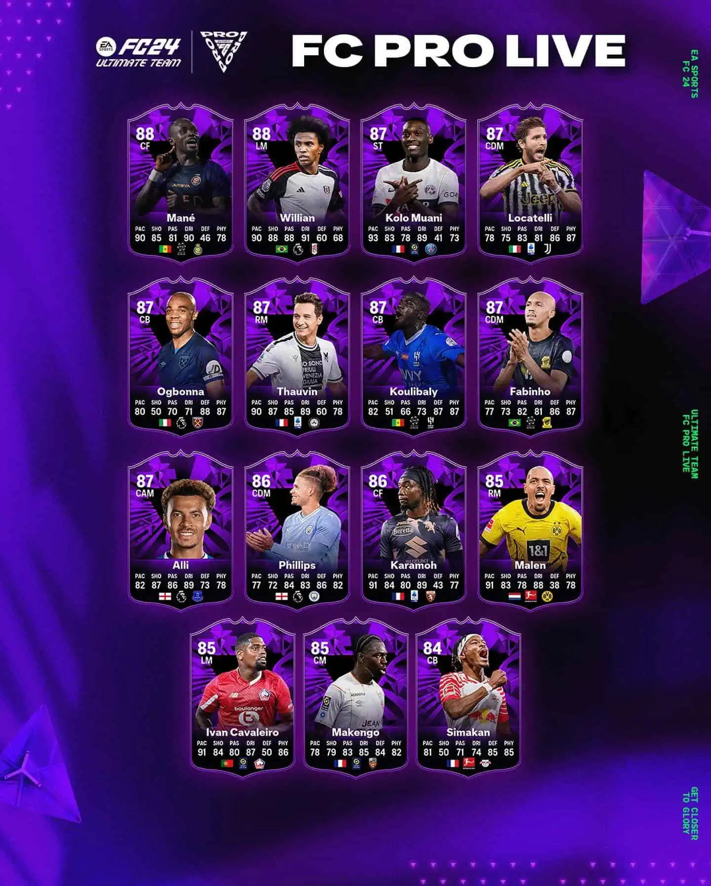 team pro live fc 24