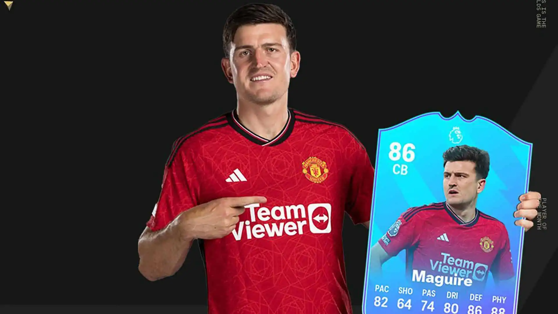 cover sbc maguire potm november pl fc 24