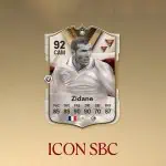 cover sbc zidane icon ultimate Dynasties fc 24