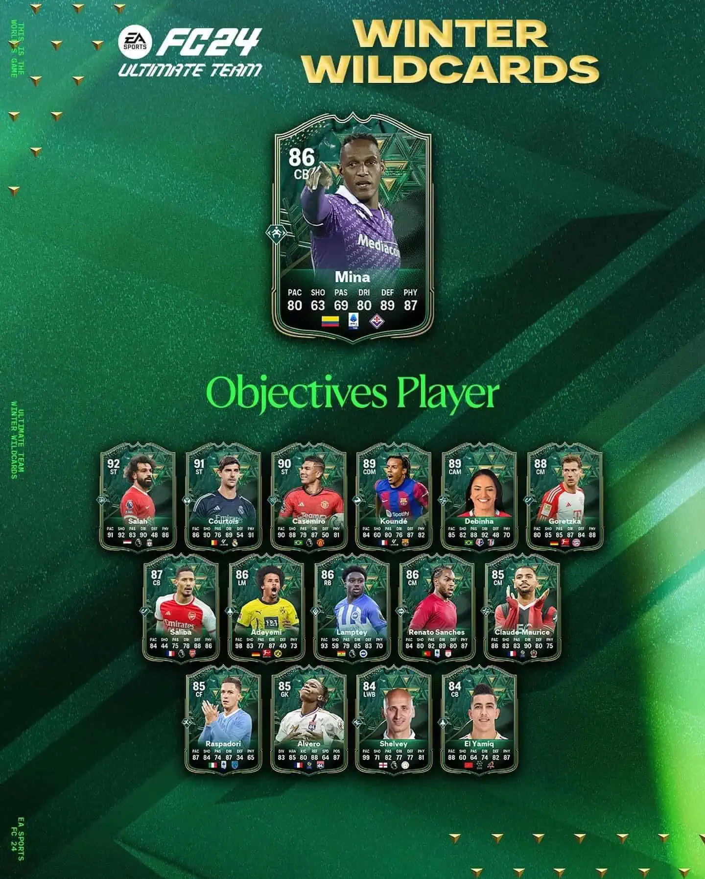 EA Sports FC 24 Obiettivi Yerry Mina Jolly Invernali Soluzioni Per Sbloccare La Carta.