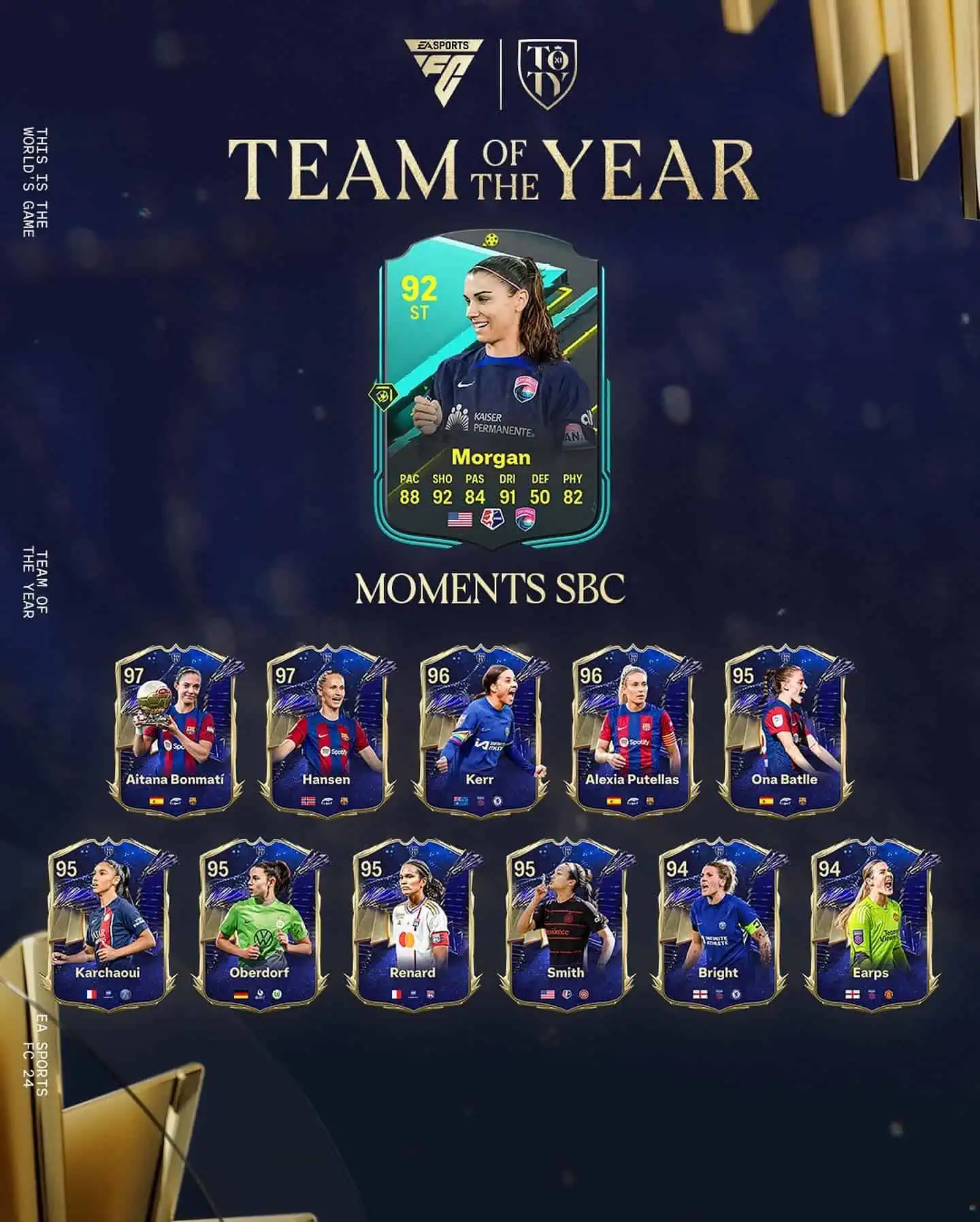 EA Sports FC 24 SBC Alex Morgan Momenti Soluzioni Per Sbloccare La Carta Dell'Americana.