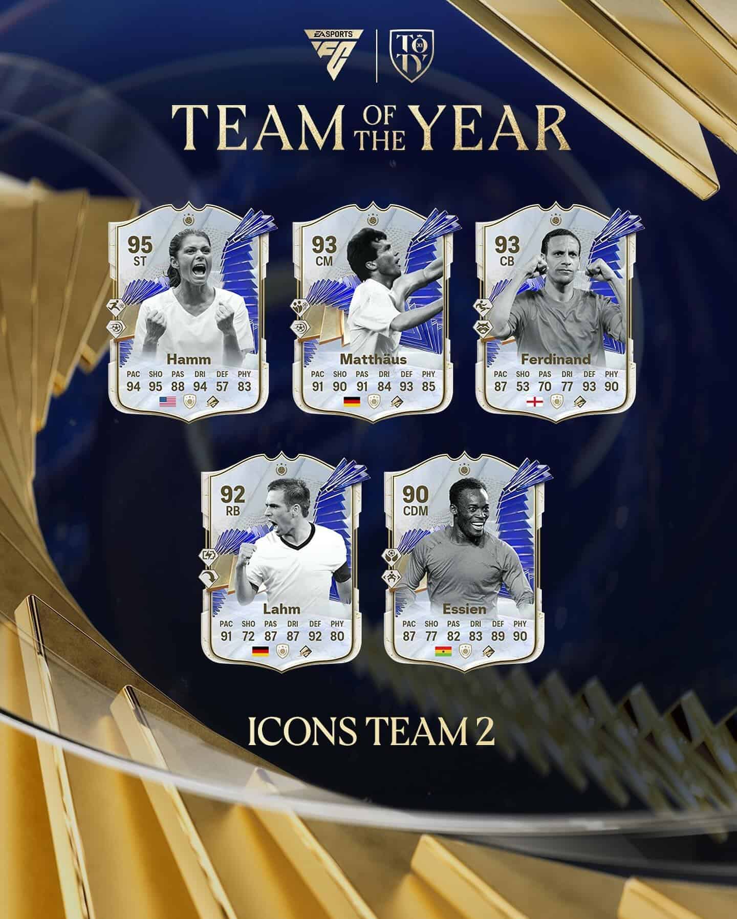 EA Sports FC 24 Team 2 TOTY Icon Elenco Carte Della Nuova Squadra Team Of The Year
