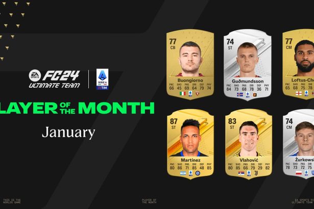 Cover Nomination Serie A POTM Gennaio FC 24