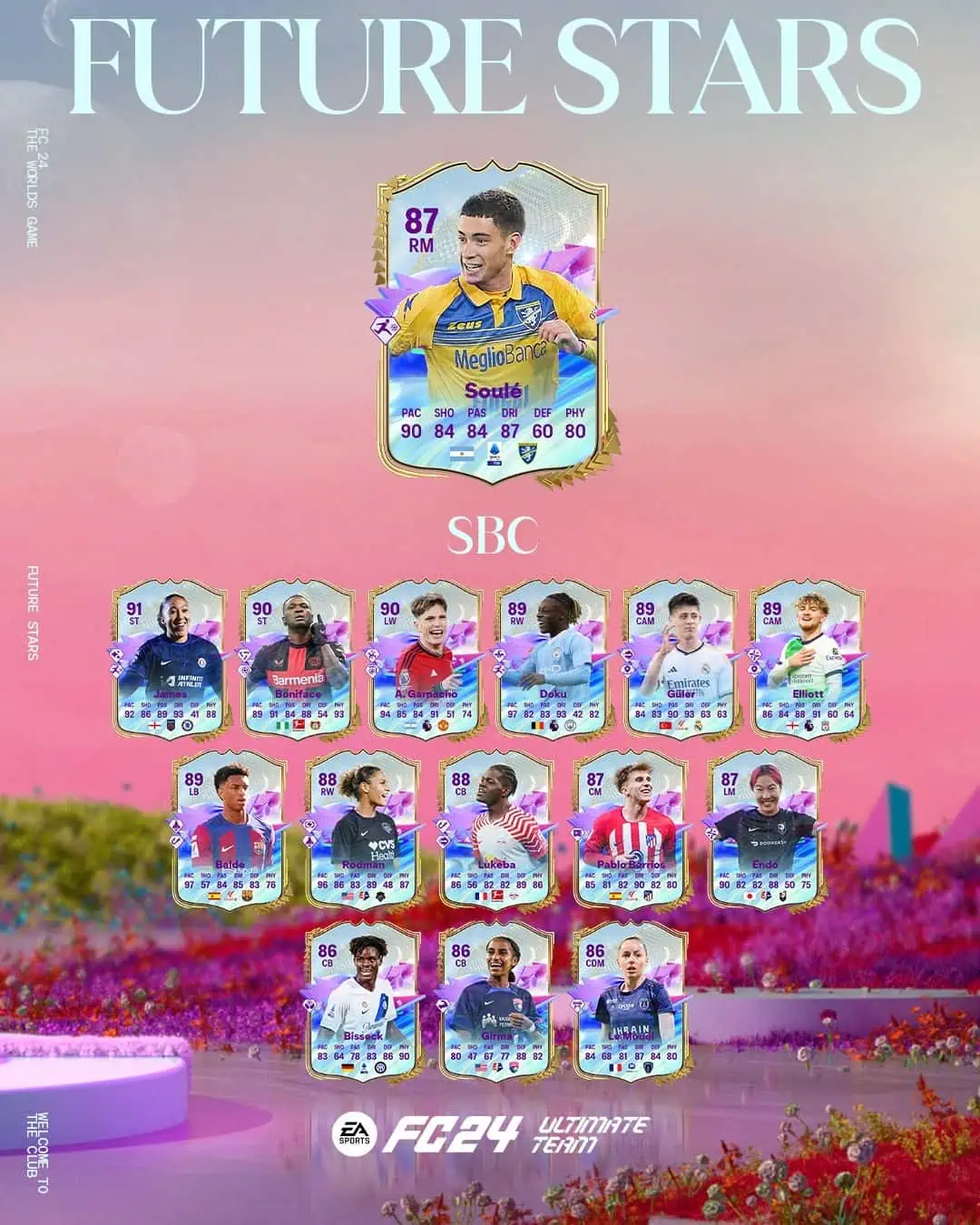 EA Sports FC 24 SBC Matias Soule Stelle Del Futuro Requisiti E Soluzioni Carta Future Stars.