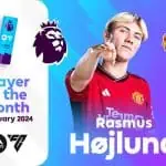 Cover SBC Rasmus Hojlund POTM PL February FC 24