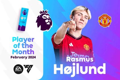 Cover SBC Rasmus Hojlund POTM PL February FC 24