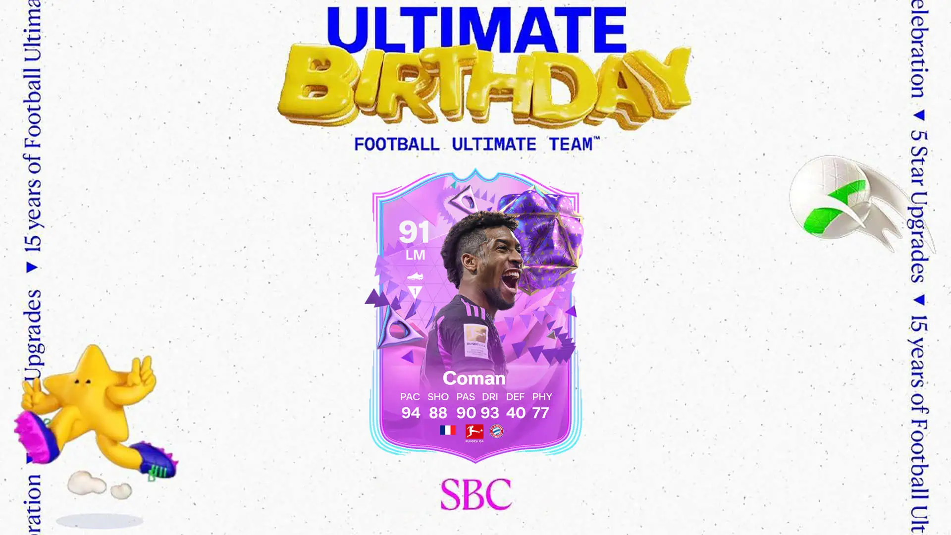 cover sbc coman ultimate birthday fc 24