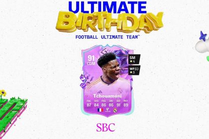 cover sbc tchouameni ultimate birthday fc 24