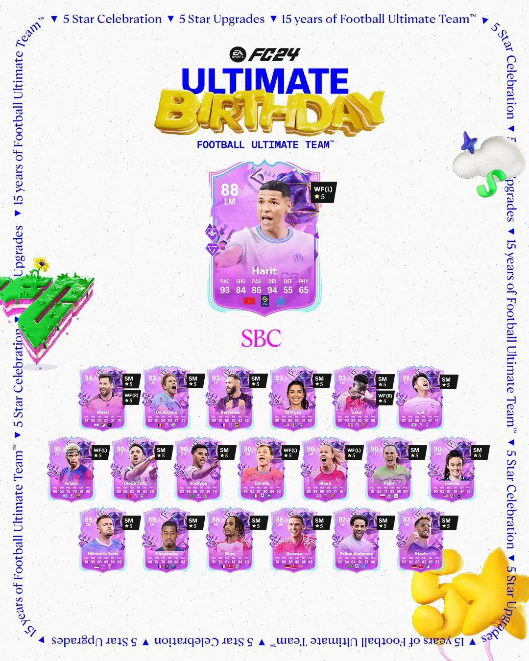 EA Sports FC 24 SBC Amine Harit Ultimate Birthday Soluzioni Per Sbloccare La Carta.