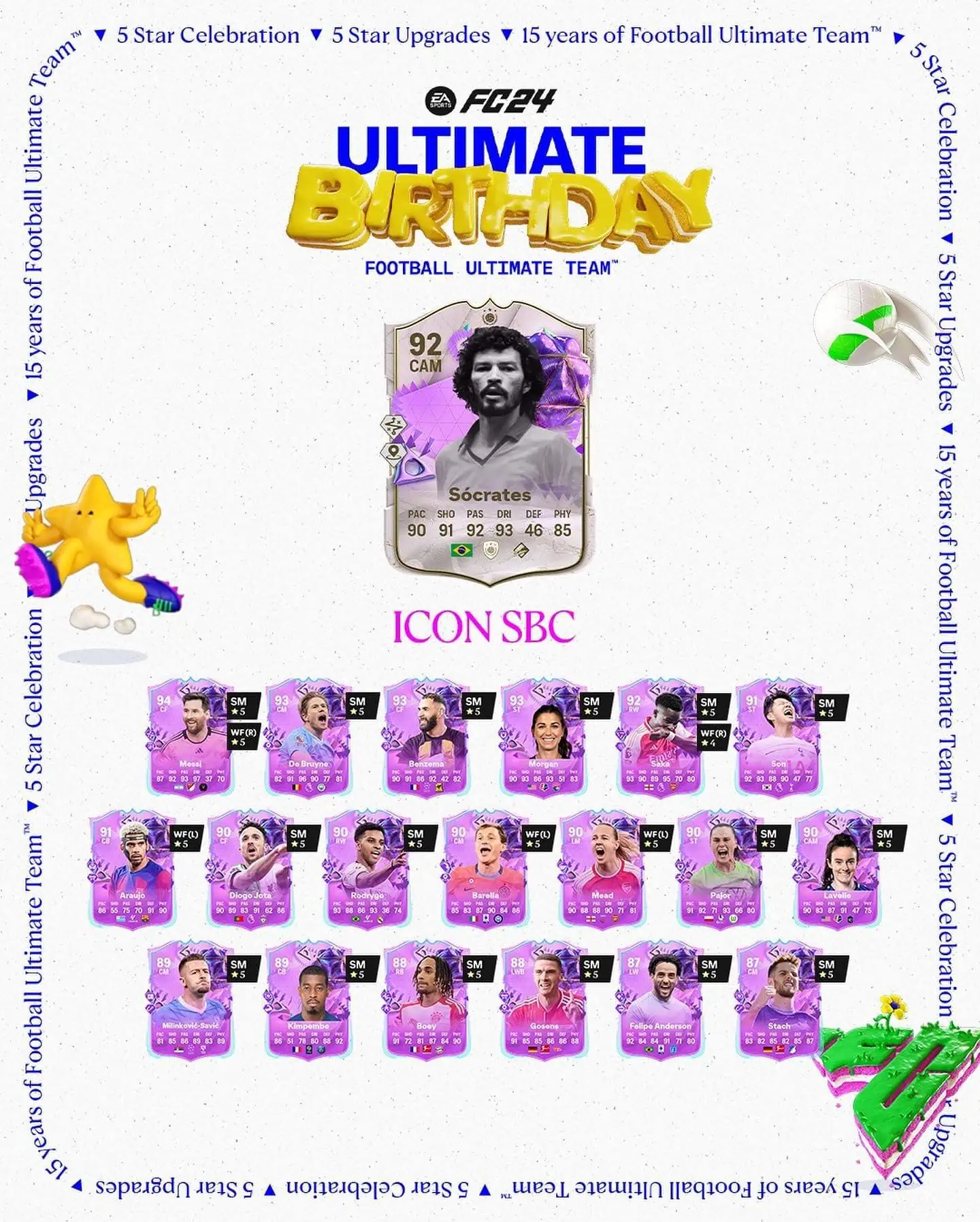 EA Sports FC 24 SBC Socrates Icon Ultimate Birthday Soluzioni Per Sbloccare La Carta.