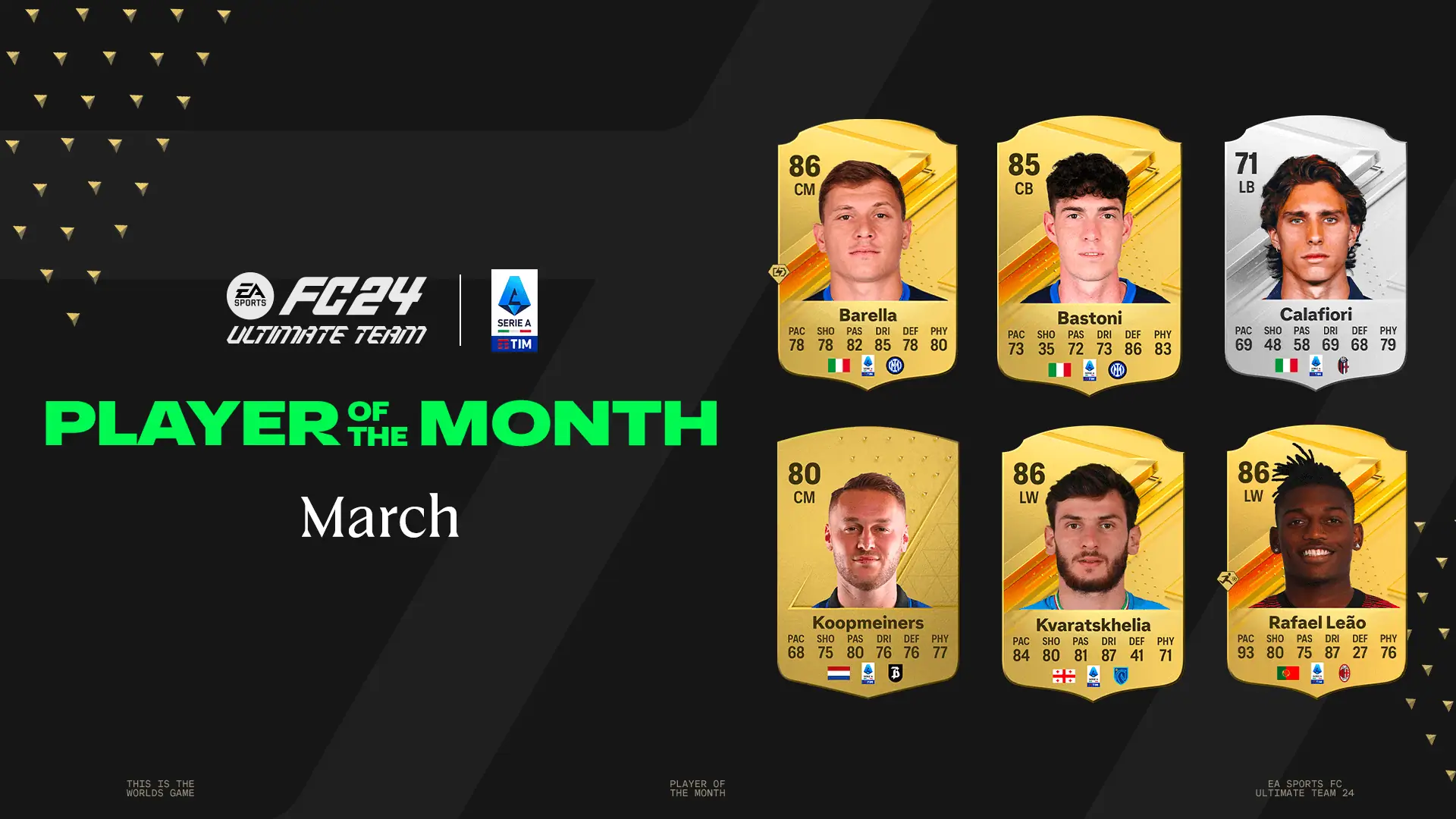 Cover Nomination POTM Serie A March FC 24
