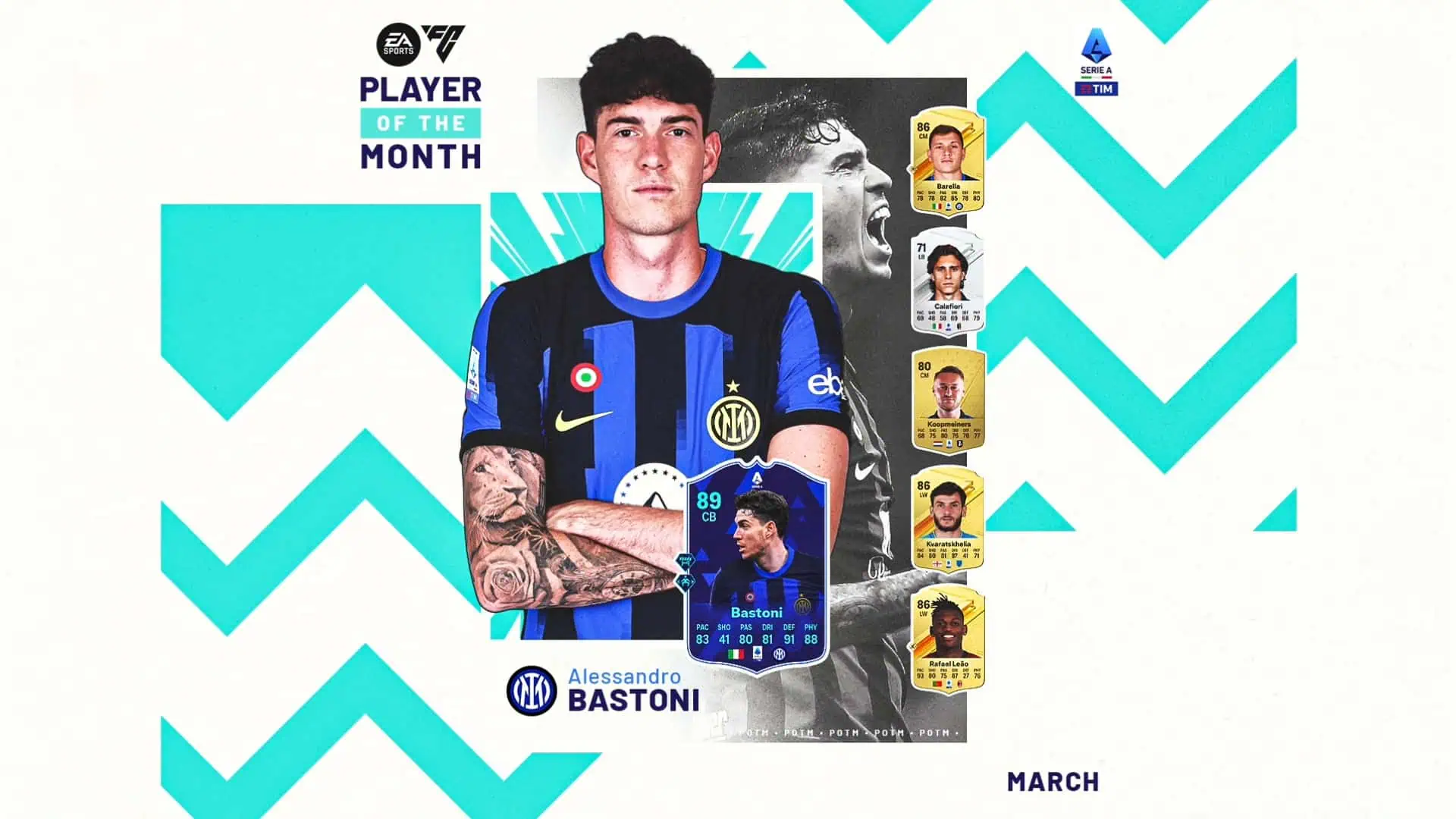 cover sbc bastoni potm march serie a tim fc 24