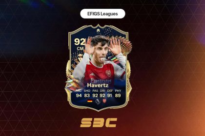 cover sbc havertz TOTS Live FC 24