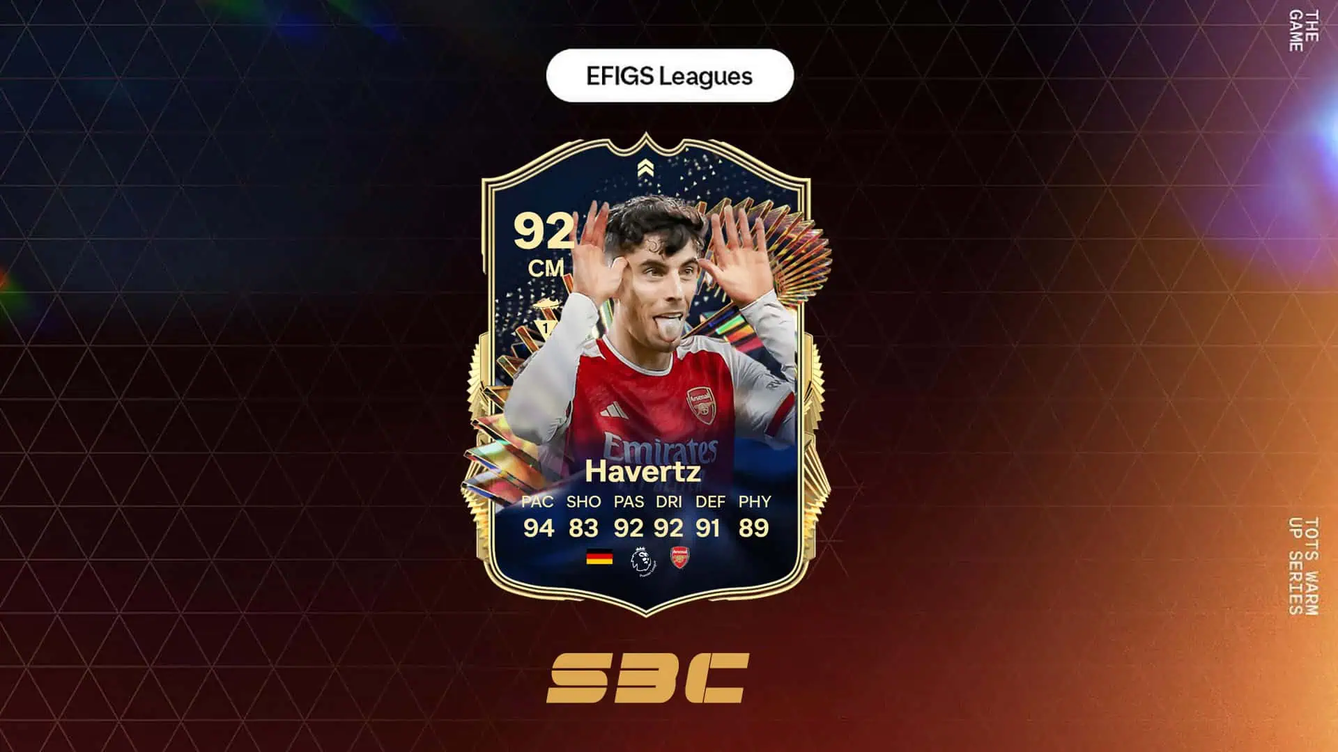 cover sbc havertz TOTS Live FC 24