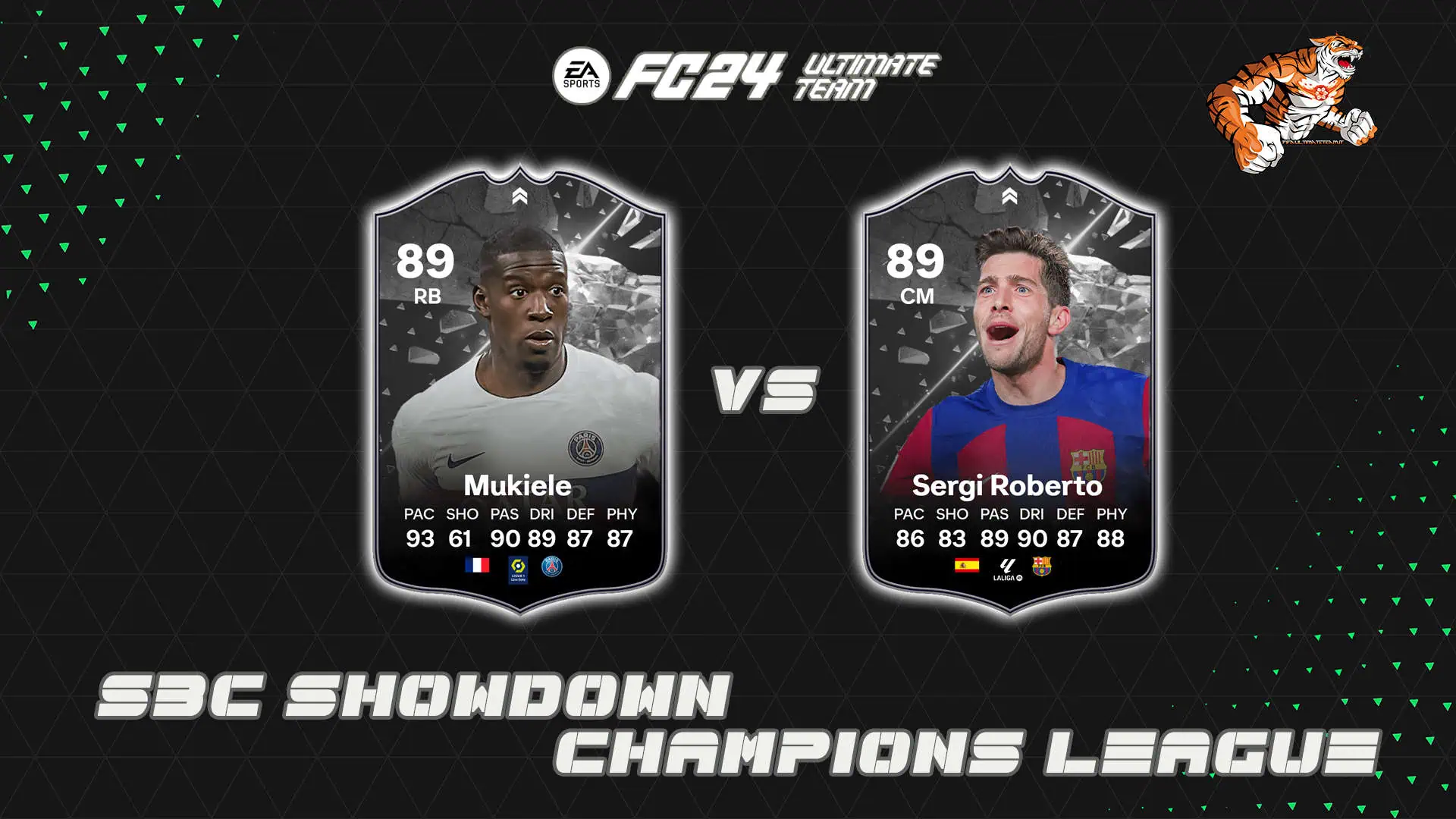 EA Sports FC 24 SBC Mukiele VS Sergio Roberto Showdown UCL Soluzioni E Requisiti.