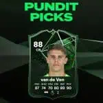 cover sbc van de Ven pundit picks fc 24