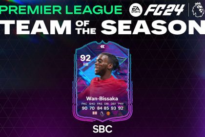 cover sbc wan bissaka tots flashback fc 24