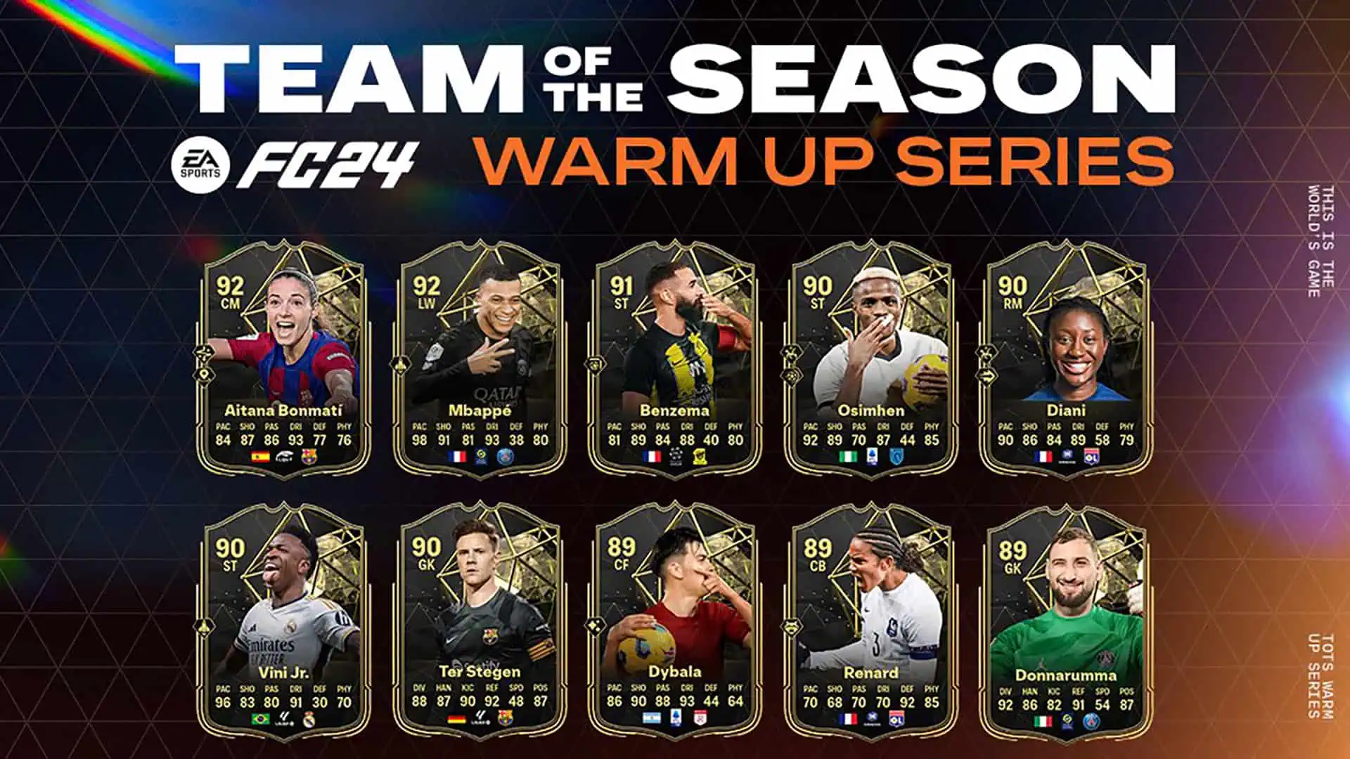 cover totw warm up series totw fc 24