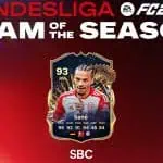 Cover SBC Sane TOTS Bundesliga FC 24