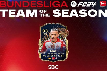 Cover SBC Sane TOTS Bundesliga FC 24