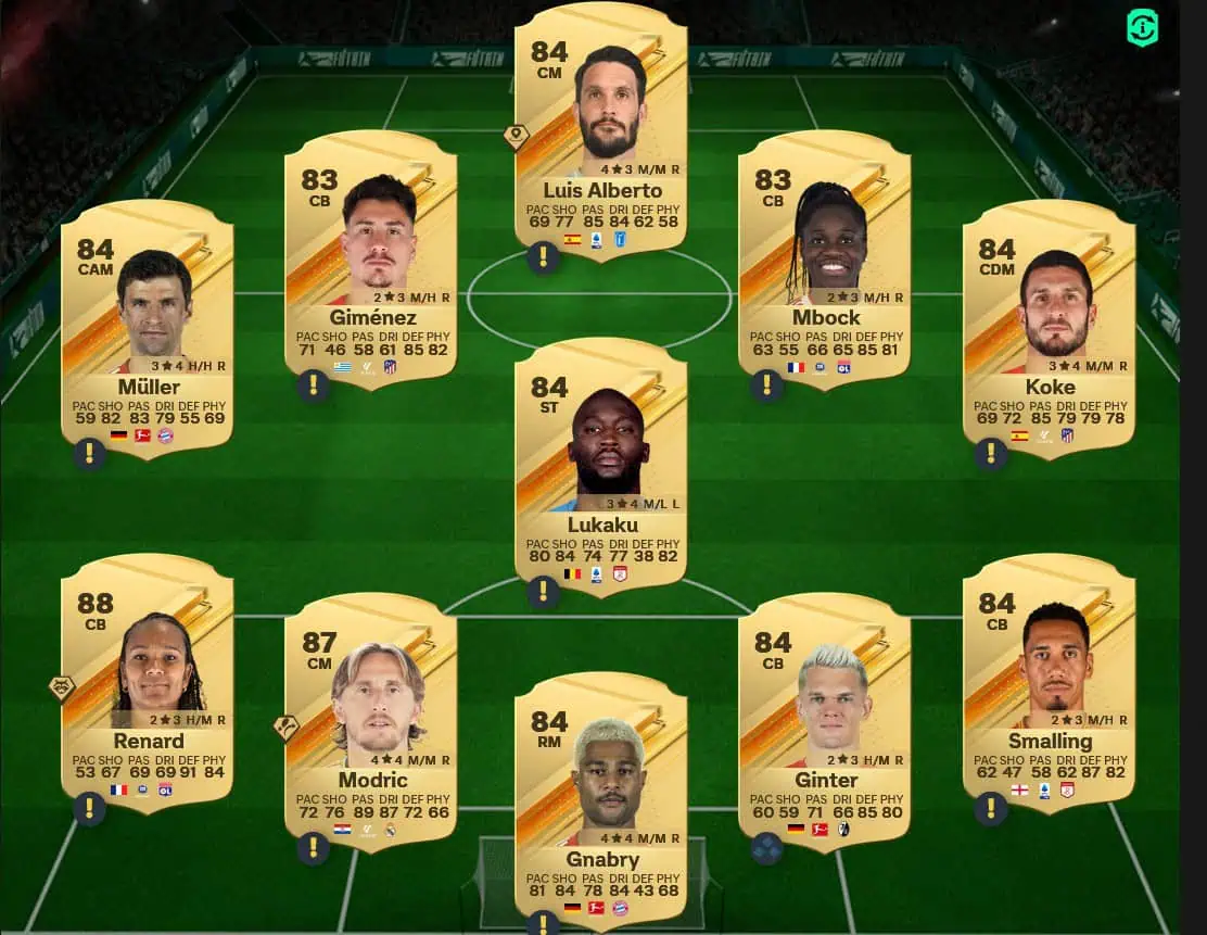 Soluzione Rosa Con Valutazione 85 SBC Aggiornamento TOTS Bundesliga Garantito.