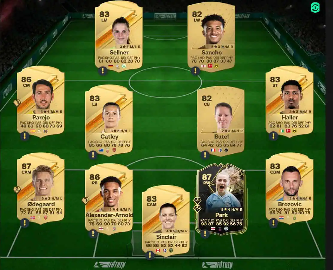 Soluzione Forma Smagliante SBC Trinity Rodman TOTS.