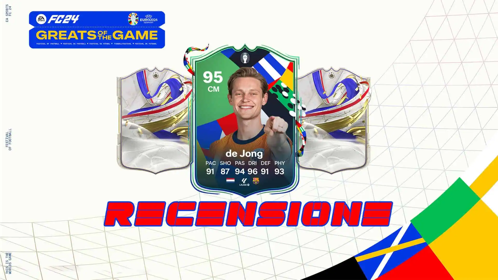 Cover Frenkie De Jong PTG Recensione Fc 24