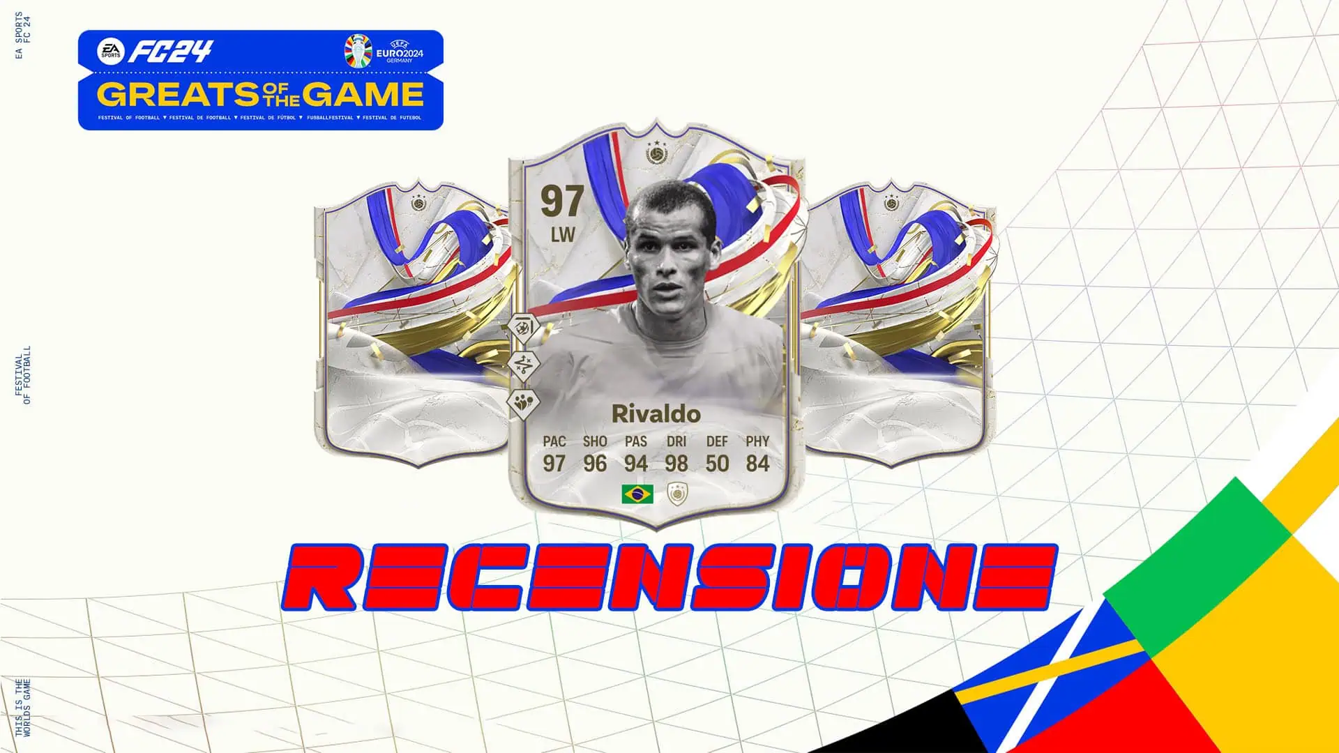 Cover Rivaldo Greats Of Game Icon Recensione Fc 24