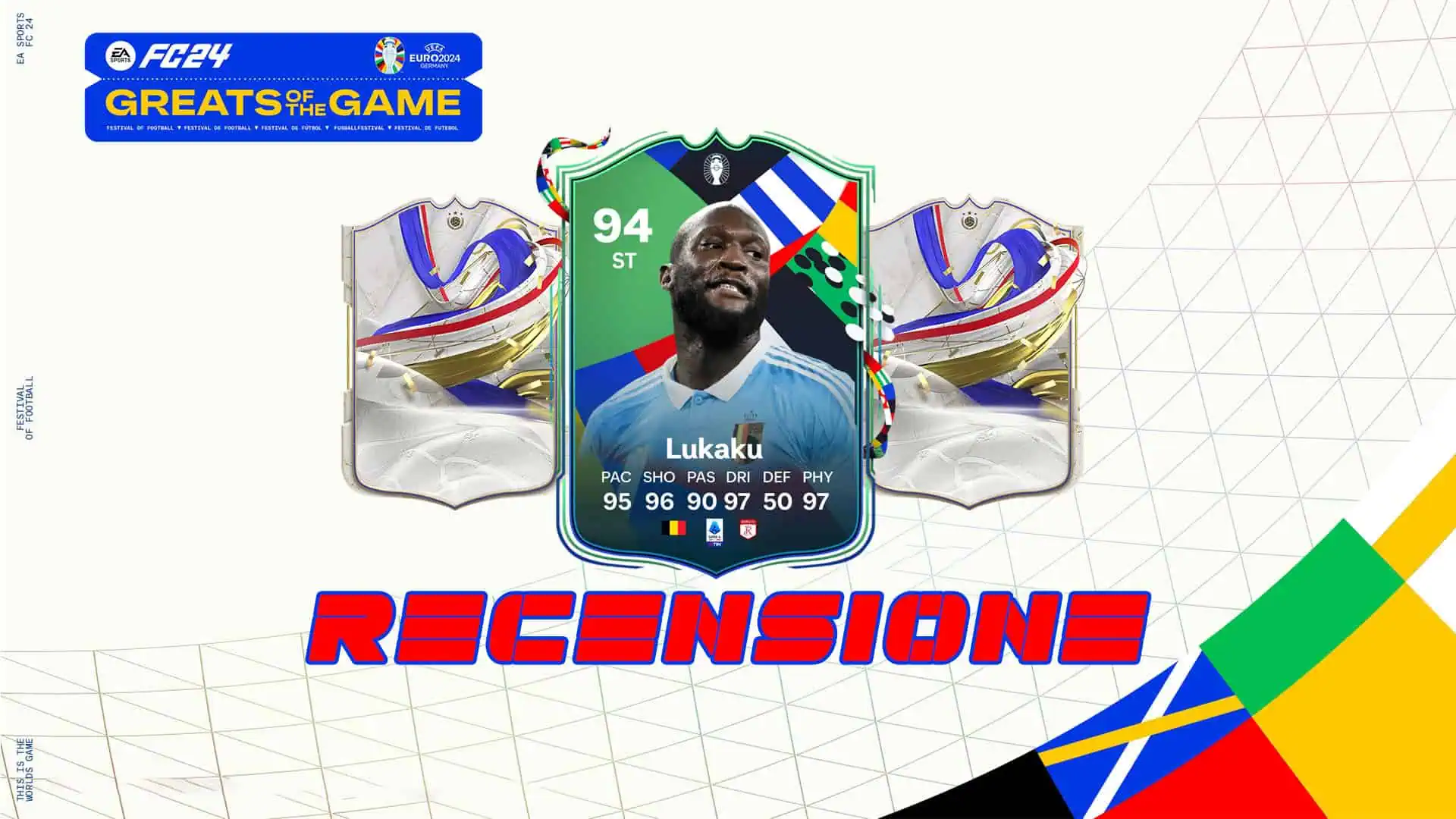 Cover Romelu Lukaku PTG Recensione Fc 24
