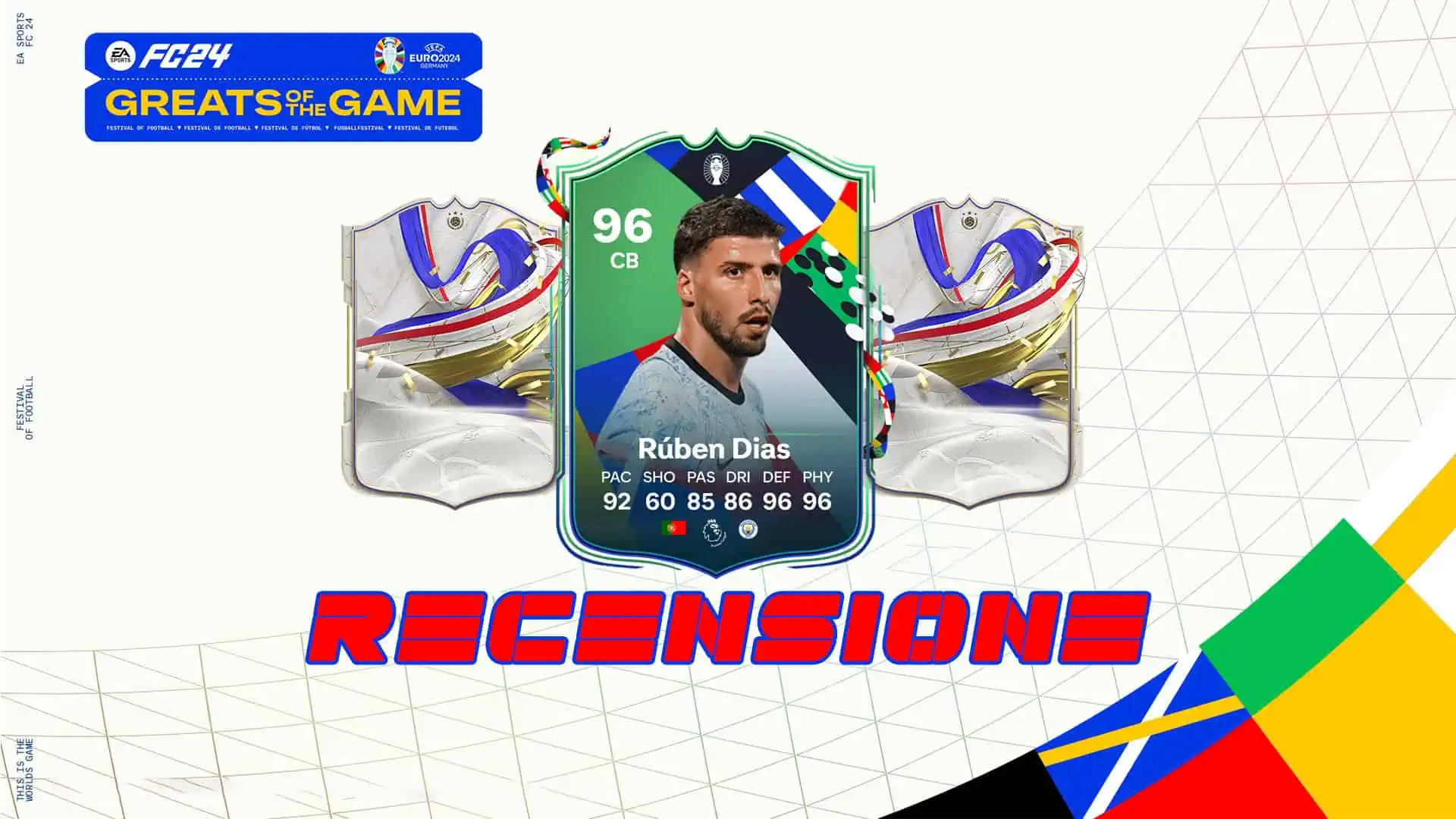Cover Ruben Dias PTG Recensione Fc 24